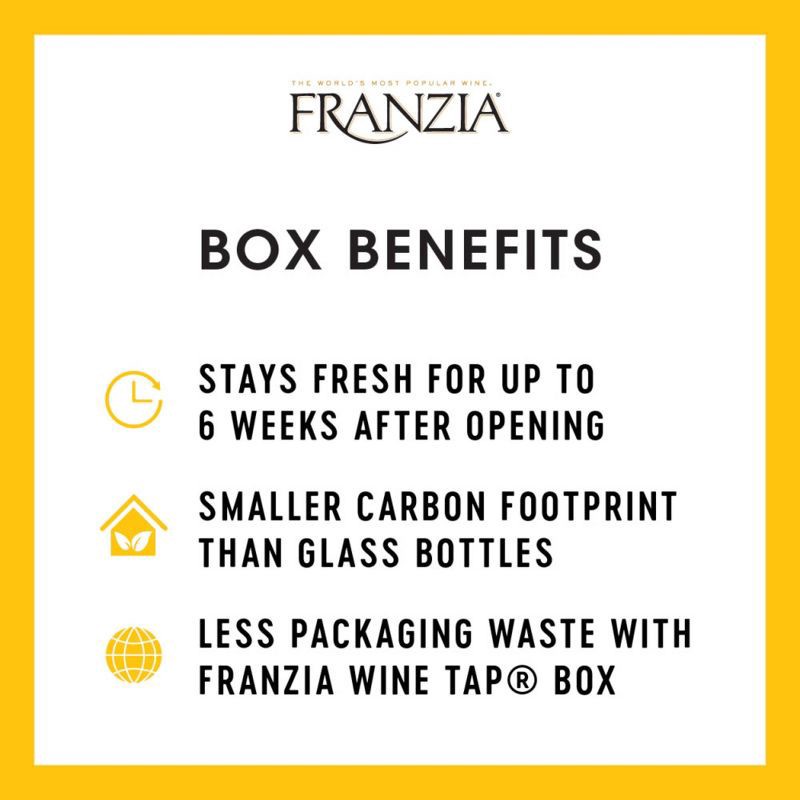 slide 6 of 9, Franzia Chardonnay White Wine - 5L Box, 5 liter