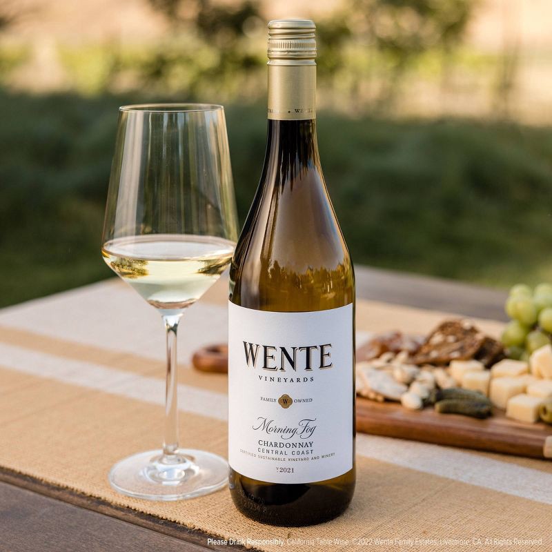 slide 8 of 8, Wente Vineyards Morning Fog Chardonnay Livermore Valley - 750ml Bottle, 750 ml