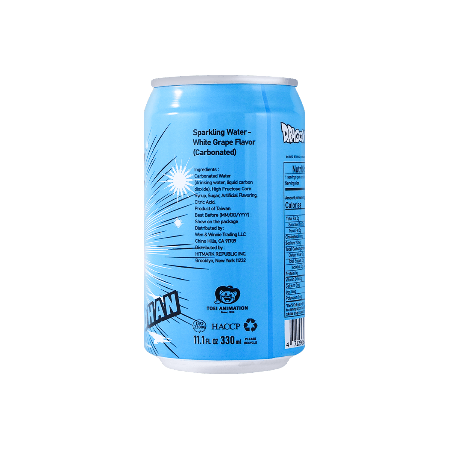 slide 3 of 3, Ocean Bomb Dragonball Spklg Water White Grp - 11.1 oz, 11.1 oz