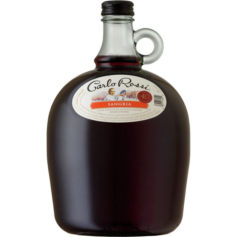 slide 1 of 3, Carlo Rossi Sangria Red Wine - 3L, 3 liter