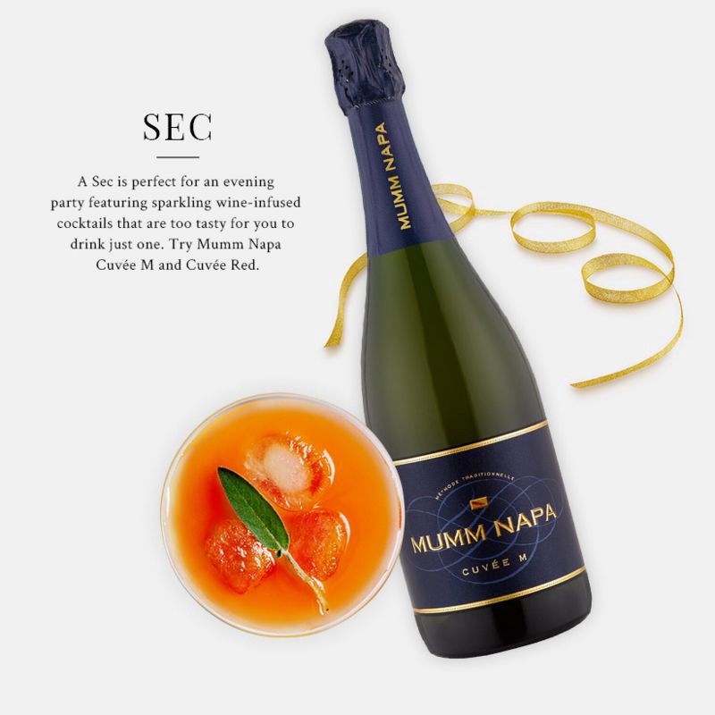 slide 4 of 8, Mumm Napa Mumm Sparkling Wine Cuvee M - 750ml Bottle, 750 ml