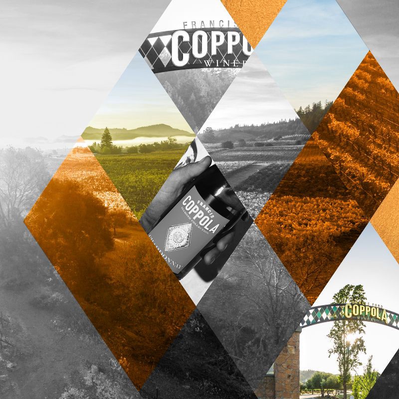 slide 4 of 7, Francis Coppola Diamond Chardonnay White Wine - 750ml Bottle, 750 ml