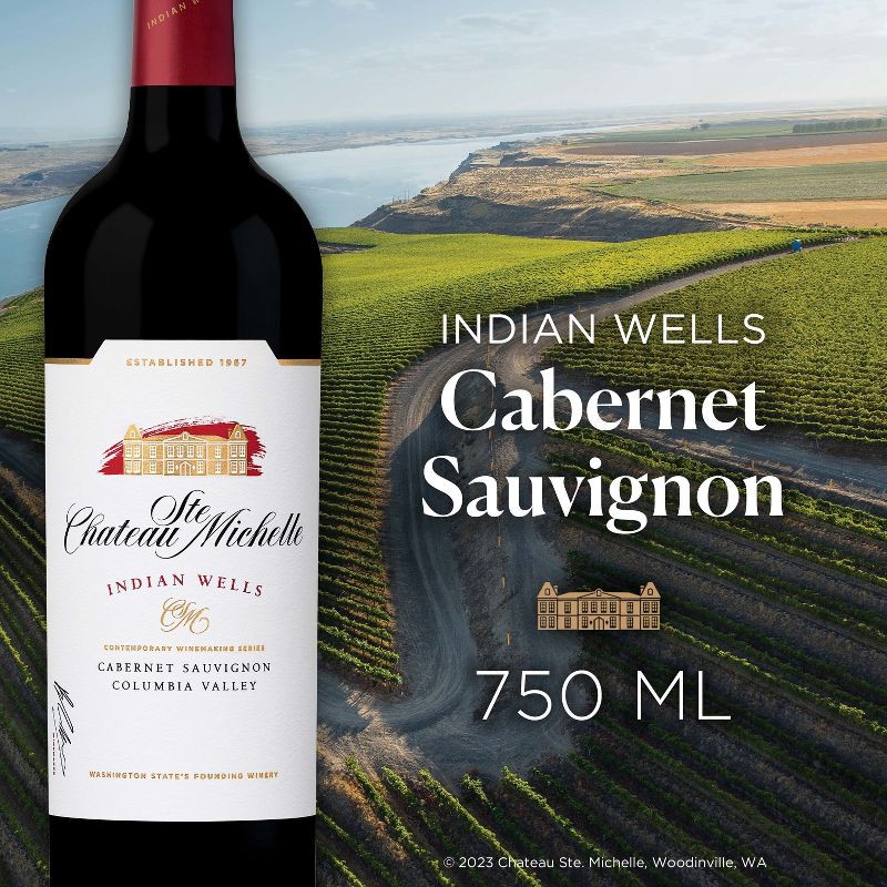 slide 3 of 7, Chateau Ste Michelle Chateau Ste. Michelle Indian Wells Cabernet Sauvignon Red Wine - 750ml Bottle, 750 ml