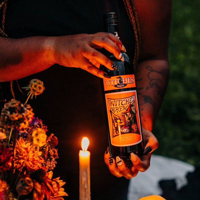 slide 4 of 4, Leelanau Cellars Leelanau Halloween Witches Brew Red Wine - 750ml Bottle, 750 ml