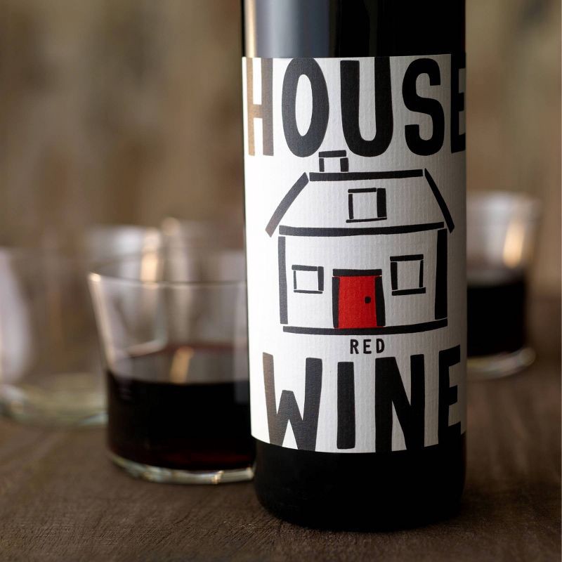 slide 4 of 4, House Wine Red Blend Wine - 750ml Bottle, 750 ml