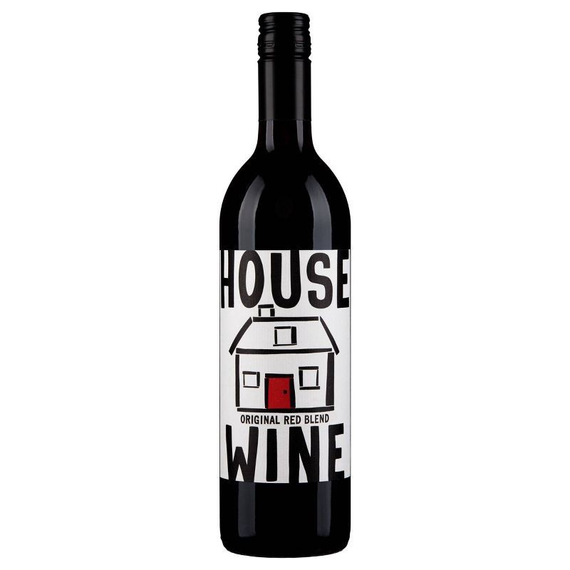 slide 1 of 4, House Wine Red Blend Wine - 750ml Bottle, 750 ml