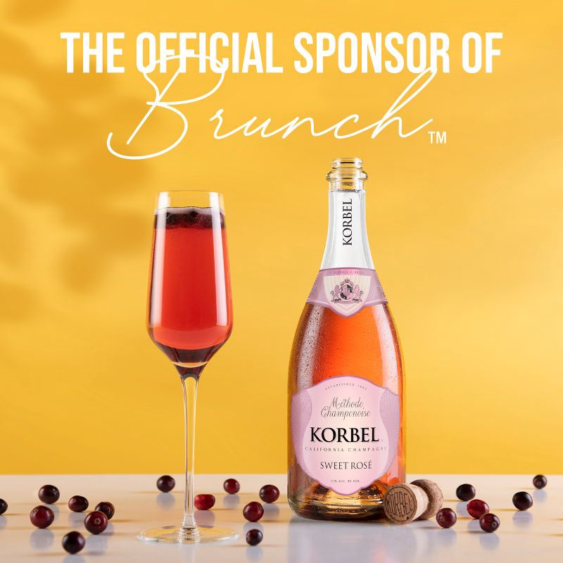 slide 6 of 10, Korbel Sweet Rosé Wine - 750ml Bottle, 750 ml