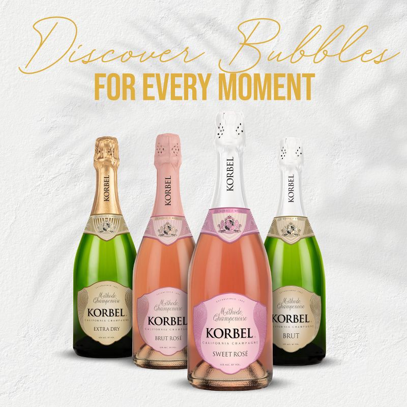 slide 7 of 10, Korbel Sweet Rosé Wine - 750ml Bottle, 750 ml