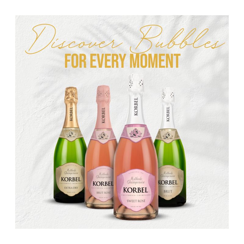 slide 7 of 11, Korbel Sweet Rosé Wine - 750ml Bottle, 750 ml