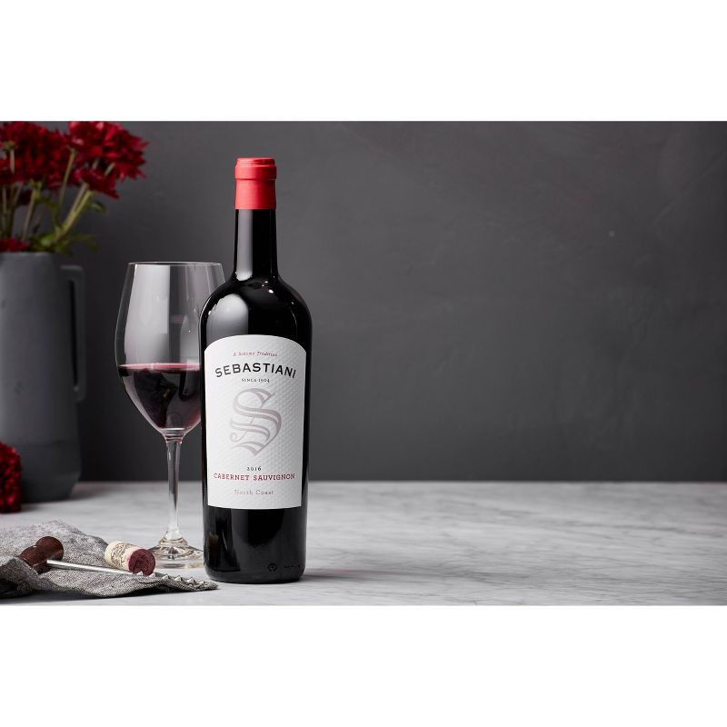 slide 3 of 3, Sebastiani Cabernet Sauvignon Red Wine - 750ml Bottle, 750 ml