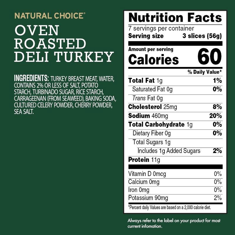 slide 7 of 11, Hormel Natural Choice Oven Roasted Turkey - 14oz, 14 oz