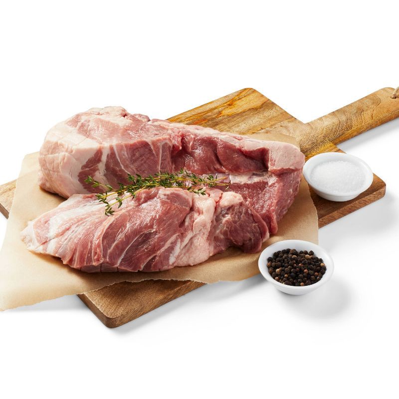 slide 2 of 5, Boneless Pork Shoulder Butt Roast - 2.48-5.00 lbs - price per lb - Good & Gather™, per lb