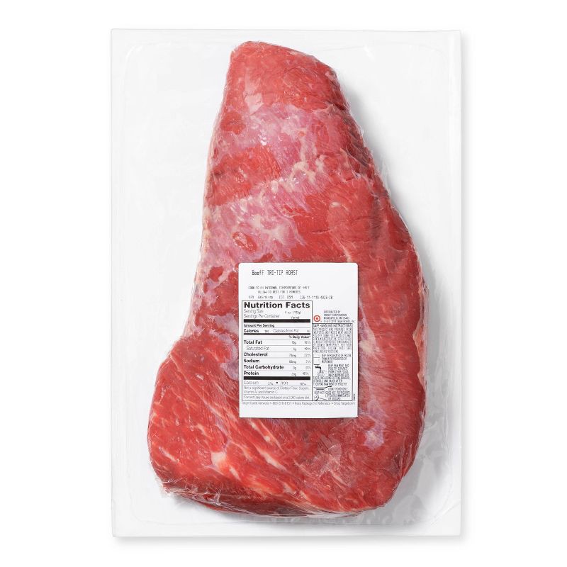 slide 4 of 4, USDA Choice Angus Beef Tri Tips - 1.59-3.80 lbs - price per lb - Good & Gather™, per lb