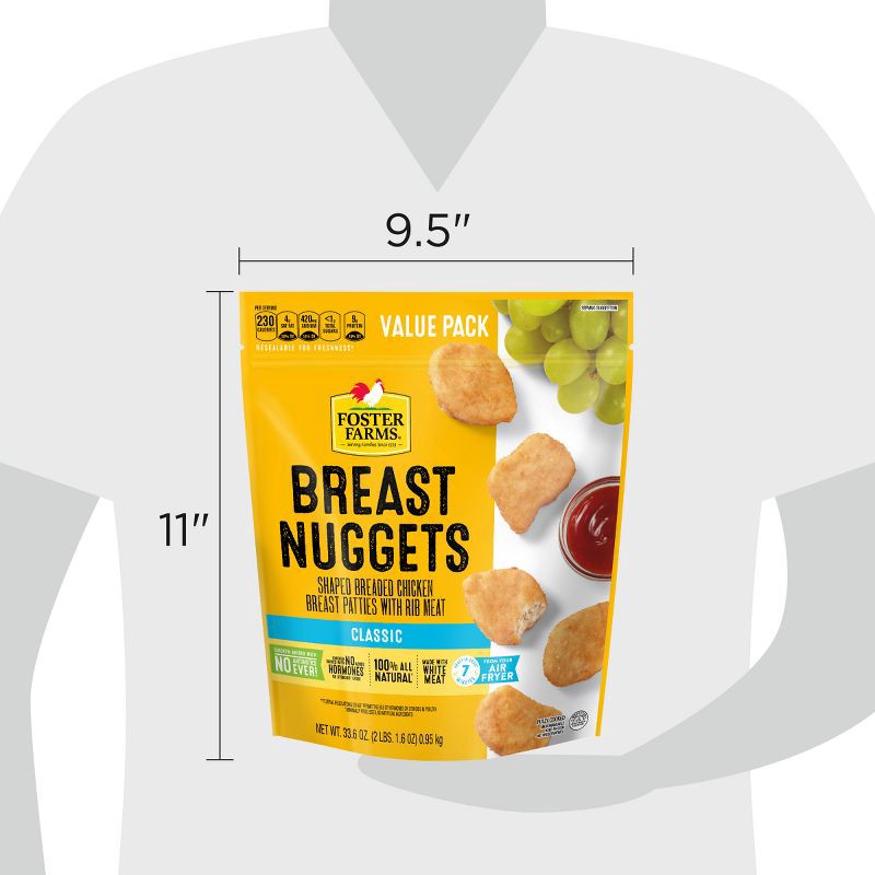 slide 12 of 14, Foster Farms Chicken Breast Nuggets - Frozen - 33.6oz, 33.6 oz