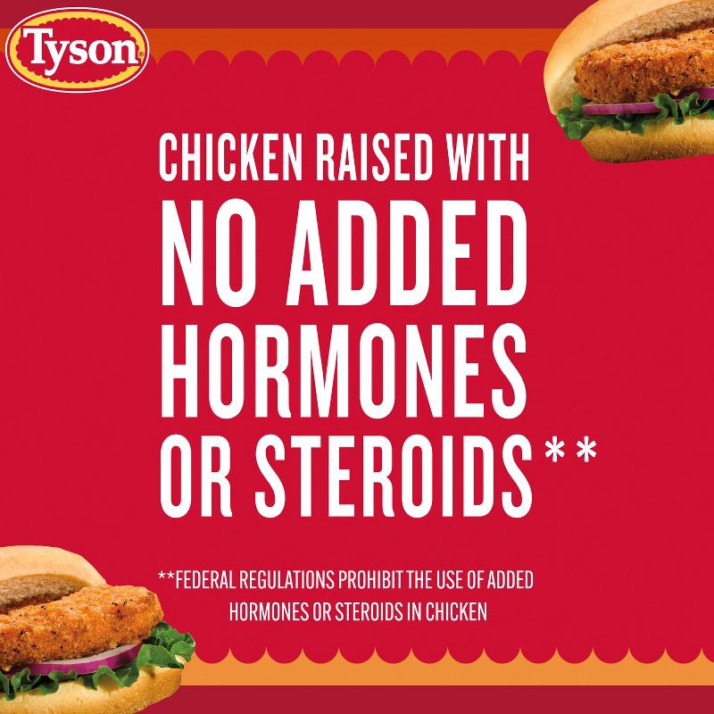 slide 5 of 12, Tyson Spicy Chicken Patties - Frozen - 23oz, 23 oz