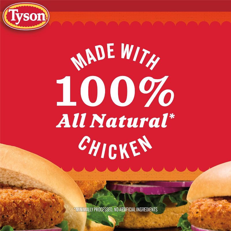 slide 5 of 7, Tyson Spicy Chicken Patties - Frozen - 23oz, 23 oz