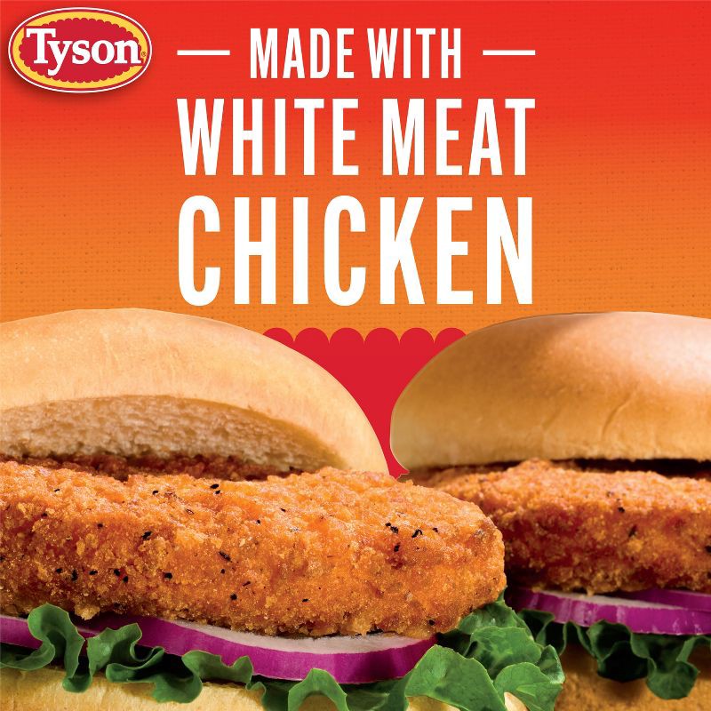 slide 6 of 7, Tyson Spicy Chicken Patties - Frozen - 23oz, 23 oz