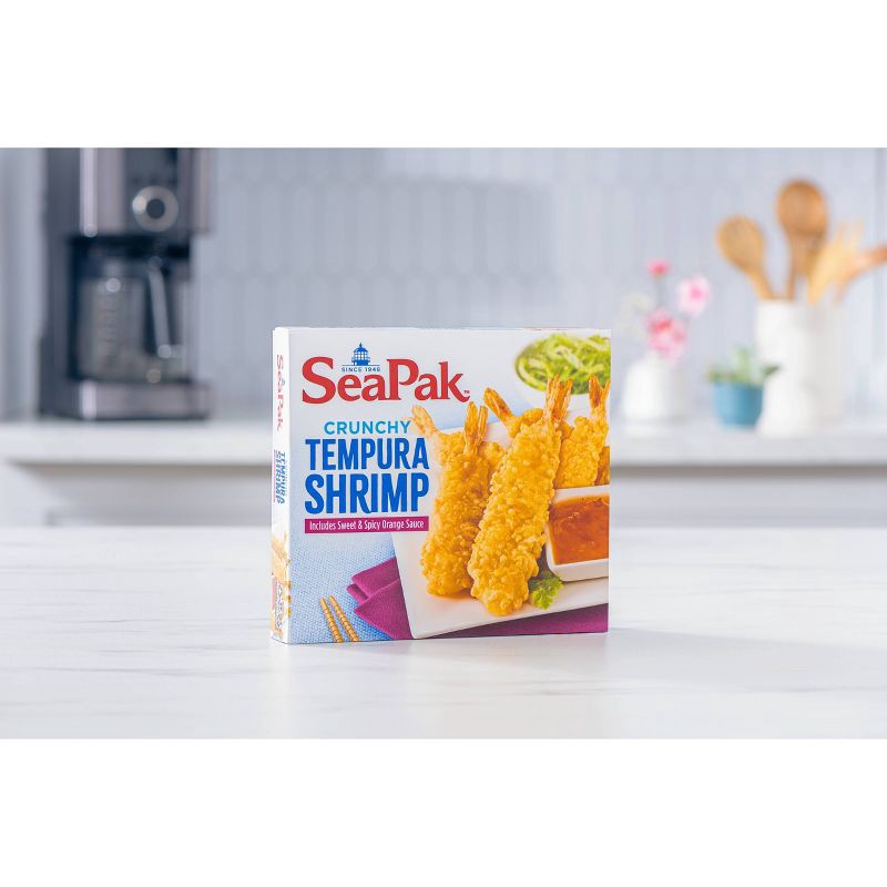 slide 5 of 8, Sea Pak SeaPak Tempura Shrimp in Crispy Coating - Frozen - 8.2oz, 8.2 oz
