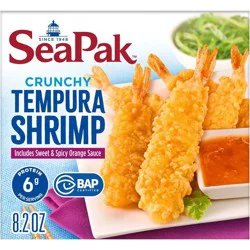 Sea Pak SeaPak Tempura Shrimp in Crispy Coating - Frozen - 8.2oz