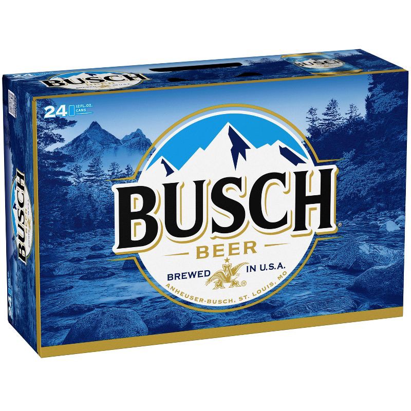 slide 2 of 11, Busch Beer - 24pk/12 fl oz Cans, 24 ct; 12 fl oz