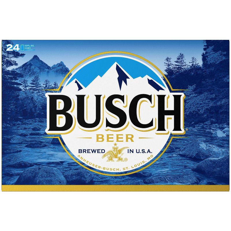 slide 7 of 11, Busch Beer - 24pk/12 fl oz Cans, 24 ct; 12 fl oz