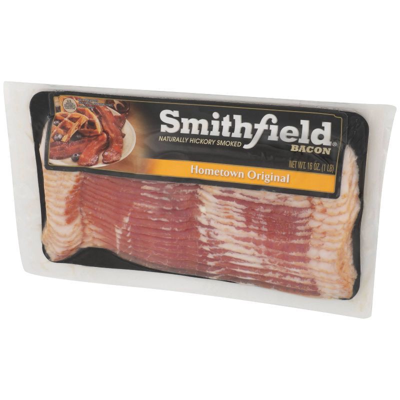 slide 3 of 4, Smithfield Hometown Original Bacon - 16oz, 16 oz