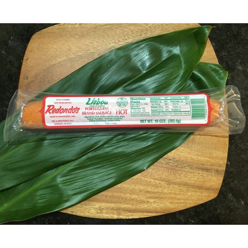 slide 2 of 4, Redondo's Lisboa Portuguese Hot Sausage - 10oz, 10 oz