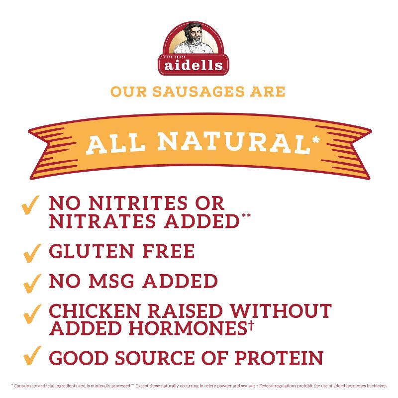 slide 3 of 4, Aidells Spicy Mango with Jalapeno Smoked Chicken Sausages - 12oz/4ct, 4 ct; 12 oz