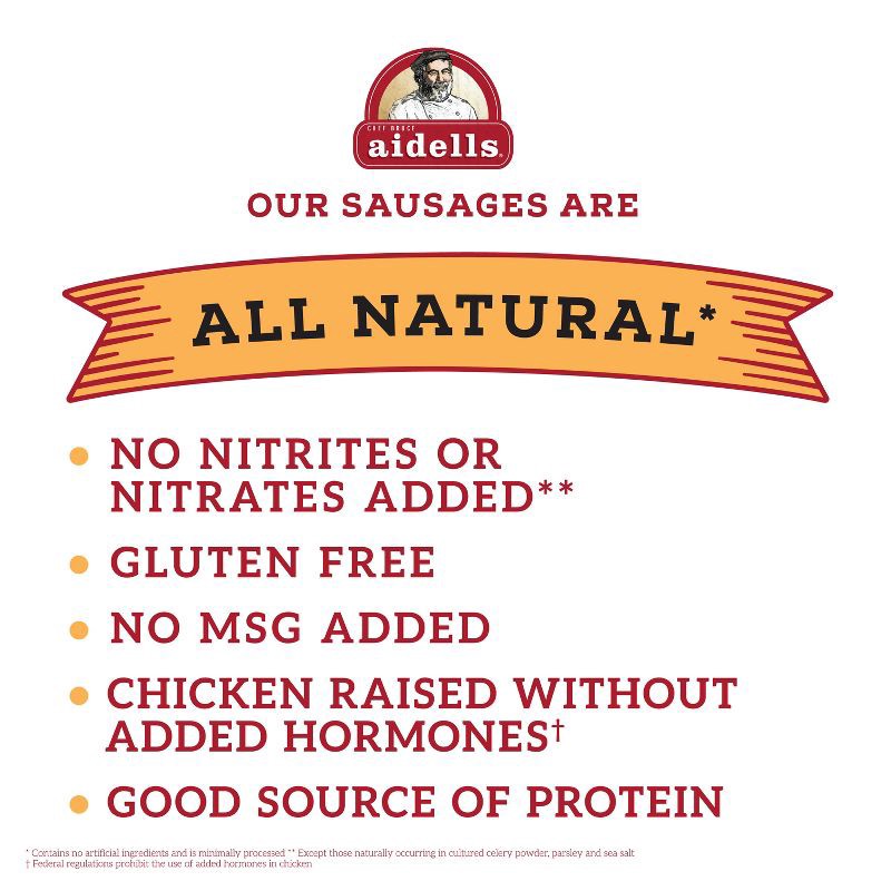 slide 4 of 4, Aidells Spicy Mango with Jalapeno Smoked Chicken Sausages - 12oz/4ct, 4 ct; 12 oz