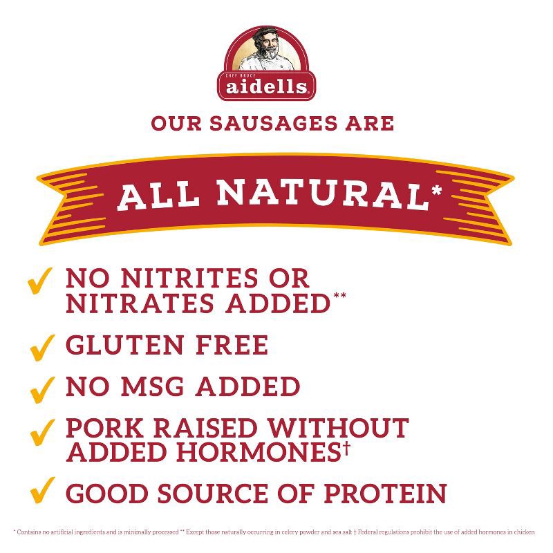 slide 4 of 4, Aidells Cajun Style Andouille Smoked Pork Sausage - 12oz/4ct, 4 ct; 12 oz