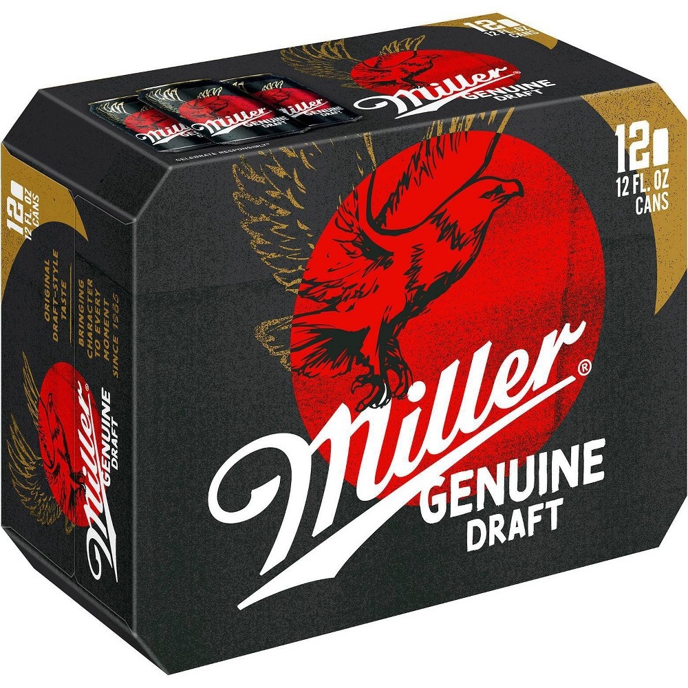 slide 2 of 4, Miller Genuine Draft Beer, 12 ct; 12 fl oz