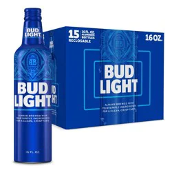 Bud Light American Lager Beer - 15pk/16 fl oz Bottles