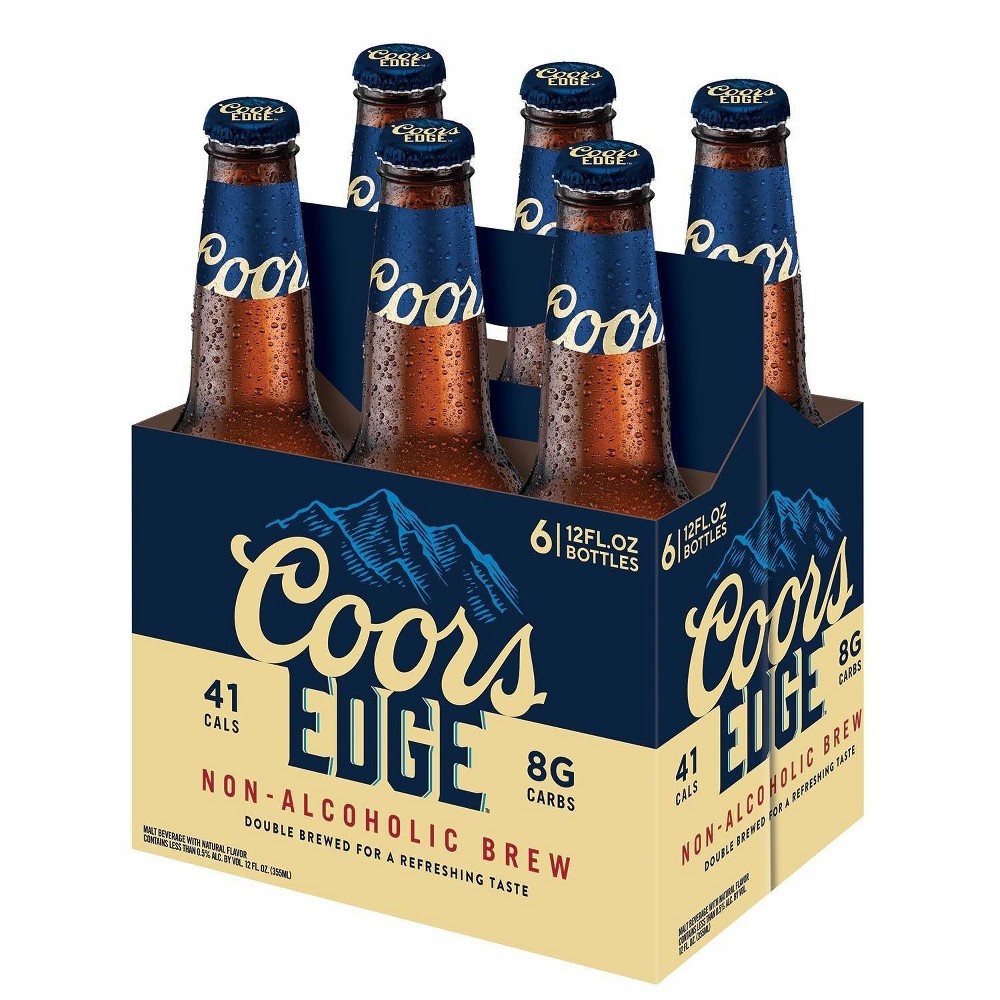 Coors Edge Non-Alcoholic Brew 6 ct, 12 fl oz | Shipt