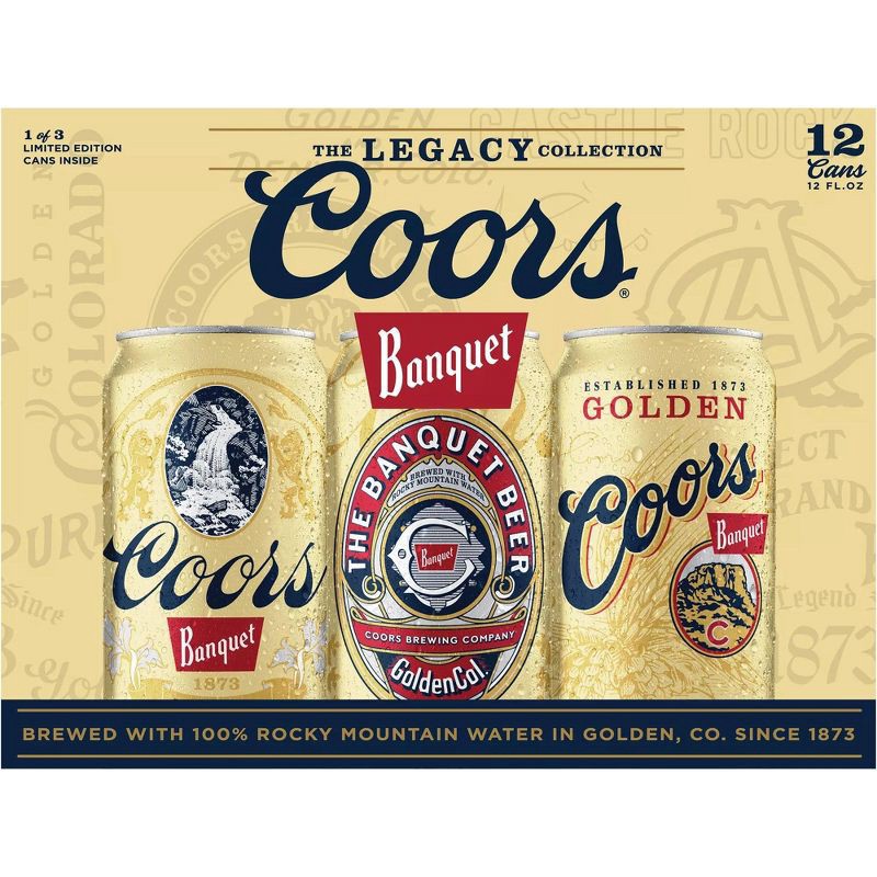 slide 6 of 7, Coors Banquet Lager Beer - 12pk/12 fl oz Cans, 12 ct; 12 fl oz