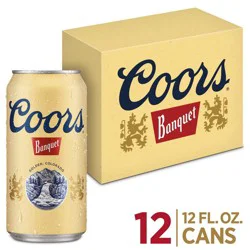 Coors Banquet Lager Beer - 12pk/12 fl oz Cans