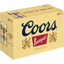 Coors Banquet Beer - 24pk/12 fl oz Cans
