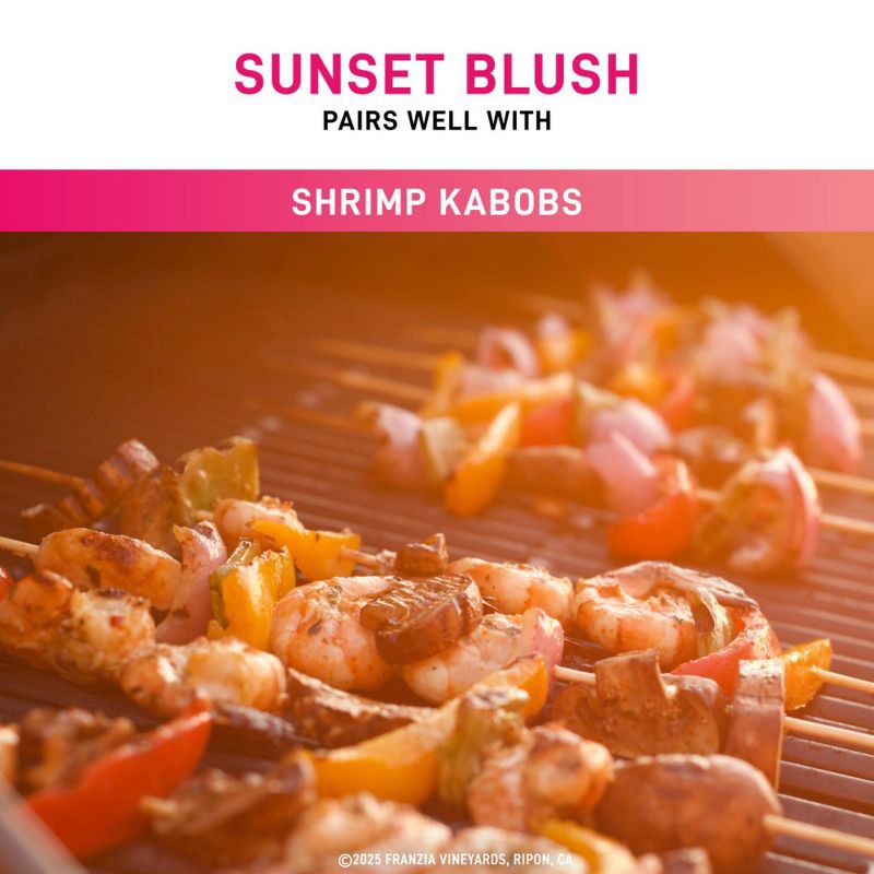slide 5 of 8, Franzia Sunset Blush Rose Wine - 3L Box, 3 liter