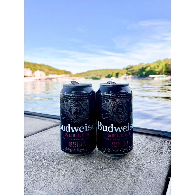 slide 6 of 10, Budweiser Select Full-Flavored Light Lager Beer - 30pk/12 fl oz Cans, 30 ct; 12 fl oz