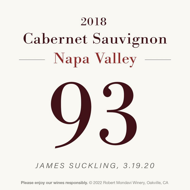 slide 5 of 10, Robert Mondavi Winery Napa Valley Cabernet Sauvignon Red Wine - 750ml Bottle, 750 ml