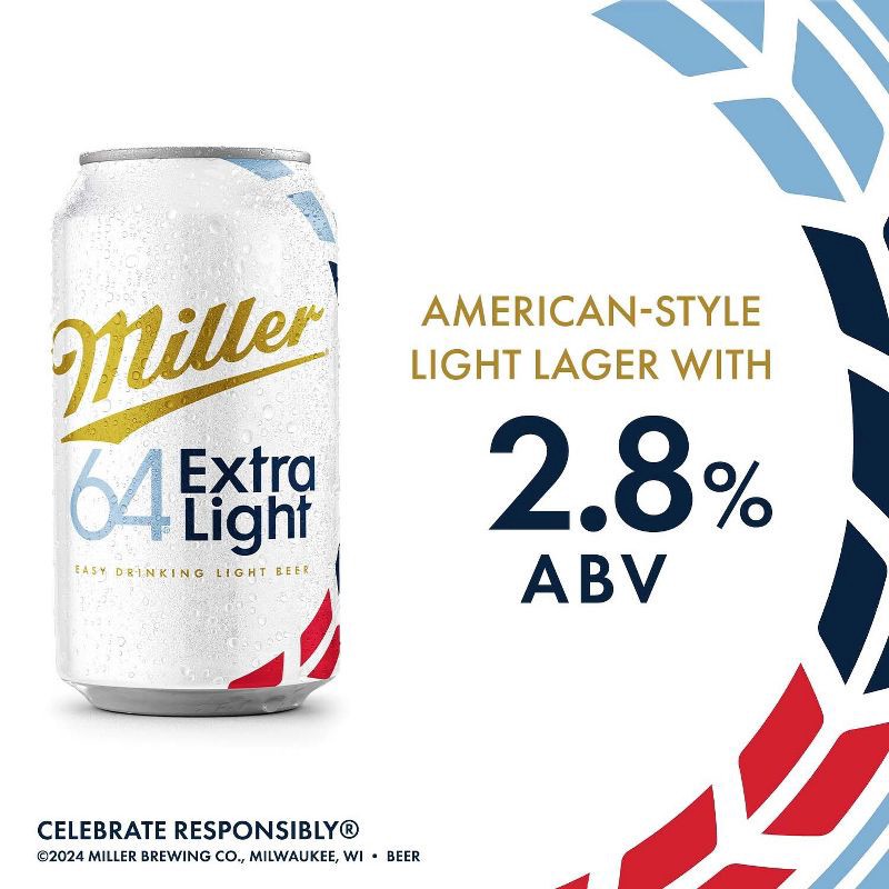 slide 13 of 14, Miller Extra Light Beer - 12pk/12 fl oz Cans, 12 ct; 12 fl oz