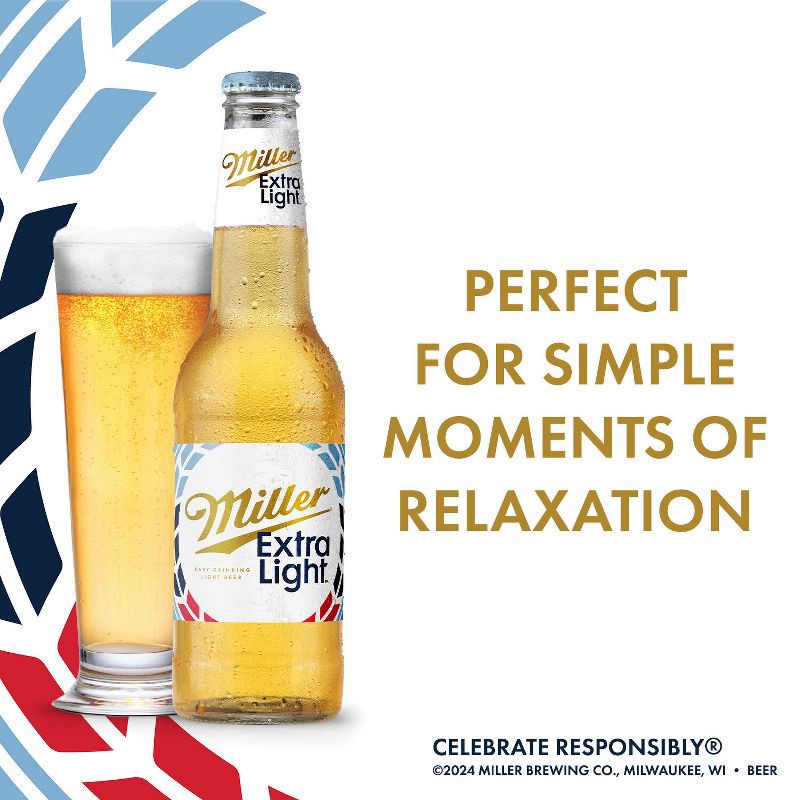 slide 7 of 14, Miller Extra Light Beer - 12pk/12 fl oz Cans, 12 ct; 12 fl oz