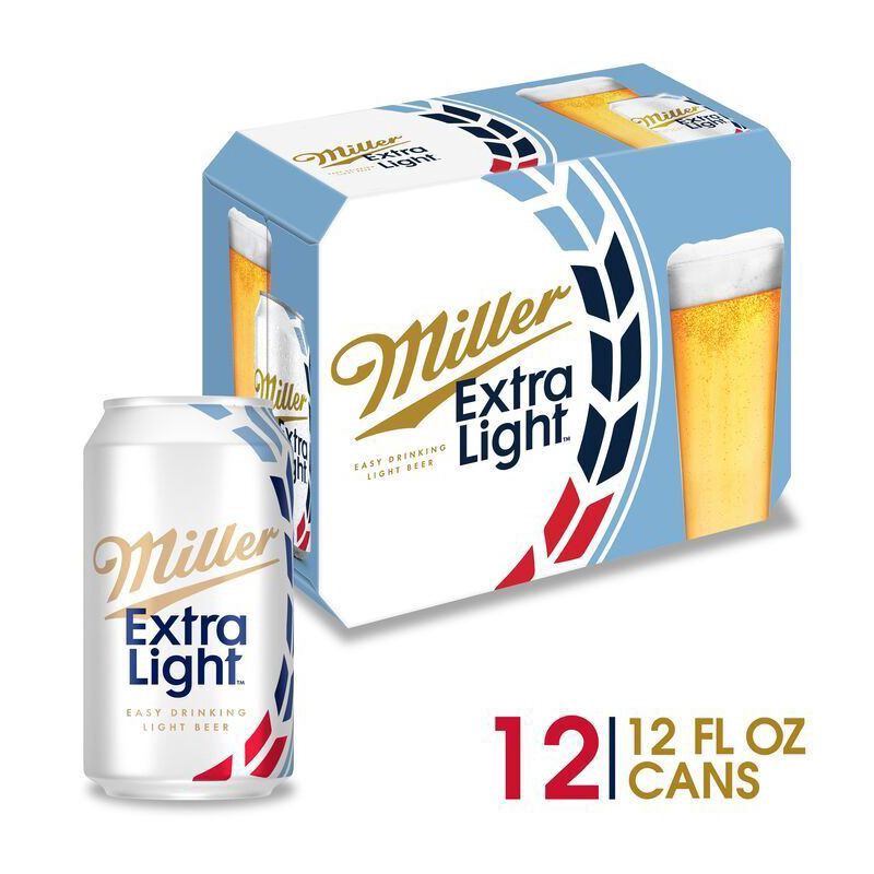 slide 1 of 14, Miller Extra Light Beer - 12pk/12 fl oz Cans, 12 ct; 12 fl oz