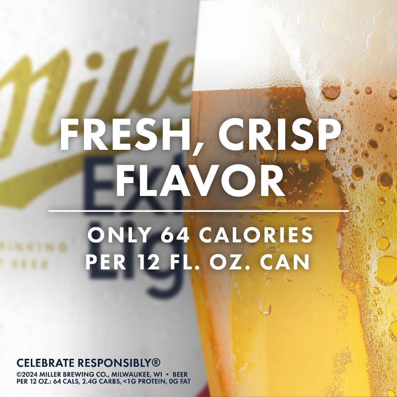 slide 8 of 14, Miller Extra Light Beer - 12pk/12 fl oz Cans, 12 ct; 12 fl oz