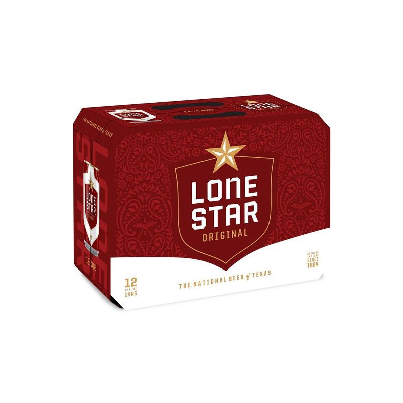 slide 2 of 4, Lone Star Beer - 12pk/12 fl oz Cans, 12 ct; 12 fl oz