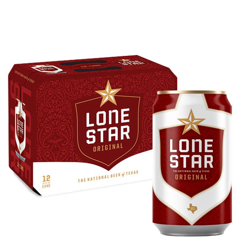 slide 2 of 8, Lone Star Beer - 12pk/12 fl oz Cans, 12 ct; 12 fl oz