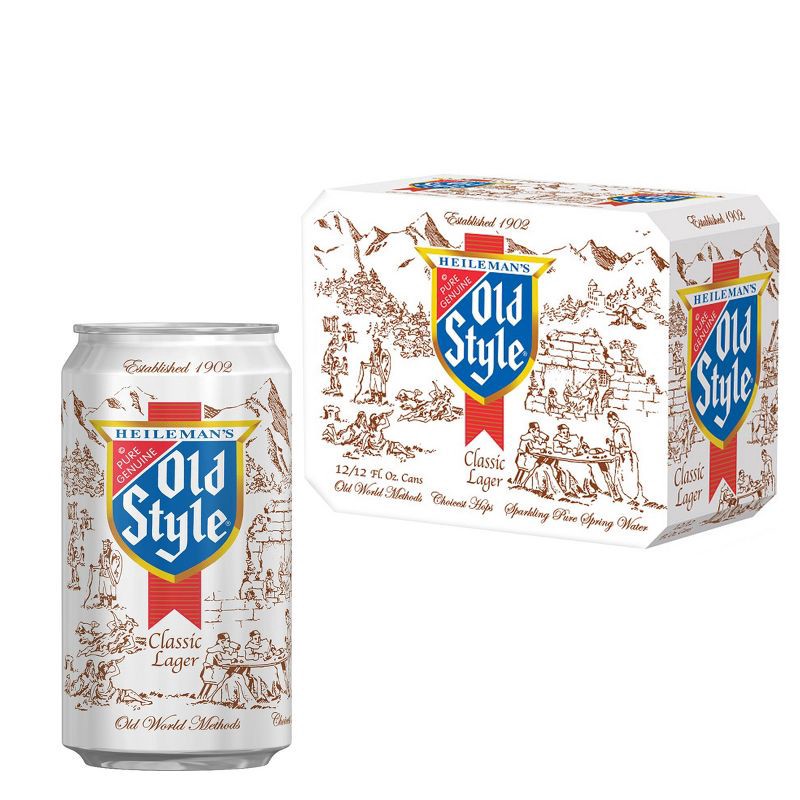 slide 1 of 6, Heileman's Old Style Beer - 12pk/12 fl oz Cans, 12 ct; 12 fl oz