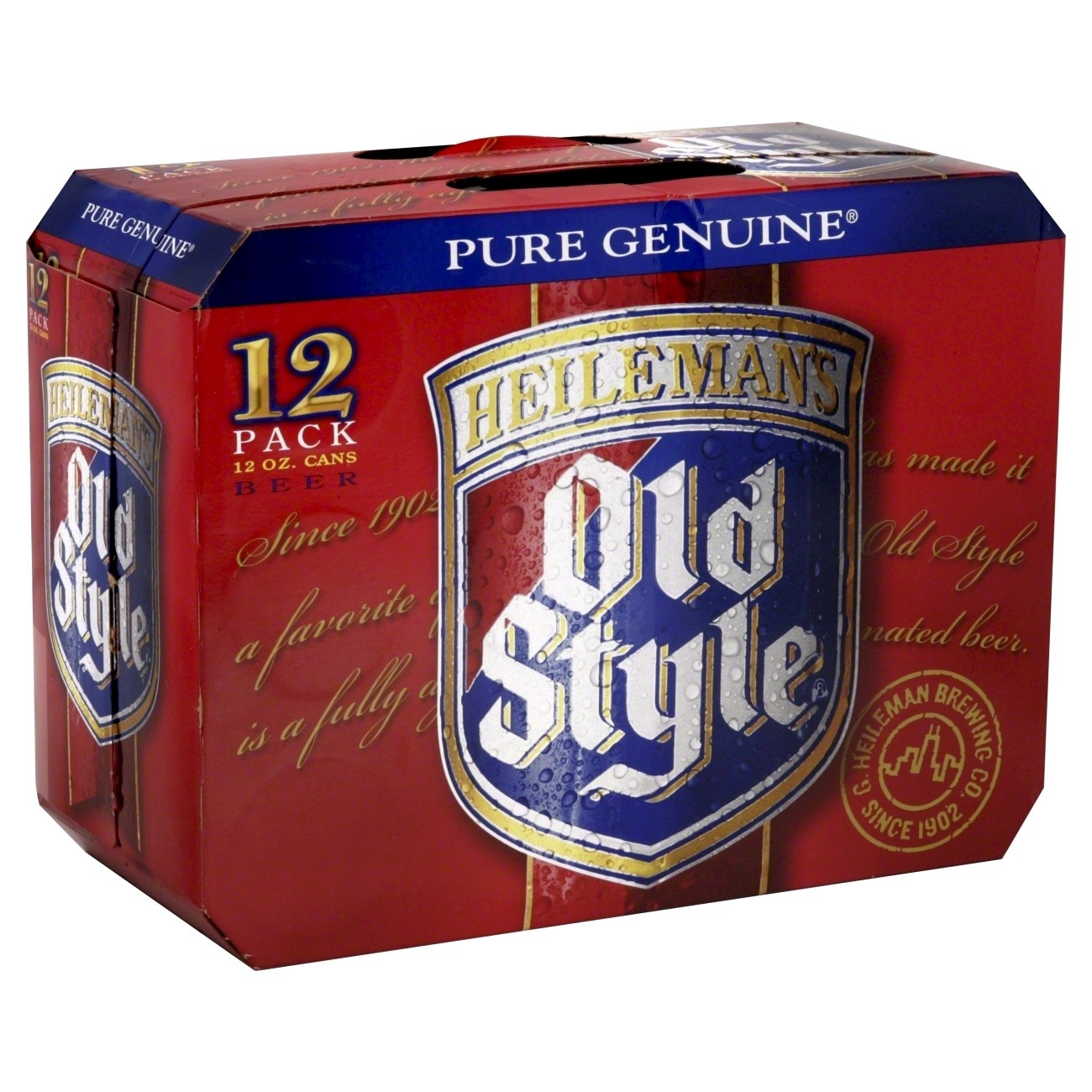 slide 1 of 1, Heileman's Old Style Beer - 12pk/12 fl oz Cans, 12 ct; 12 fl oz