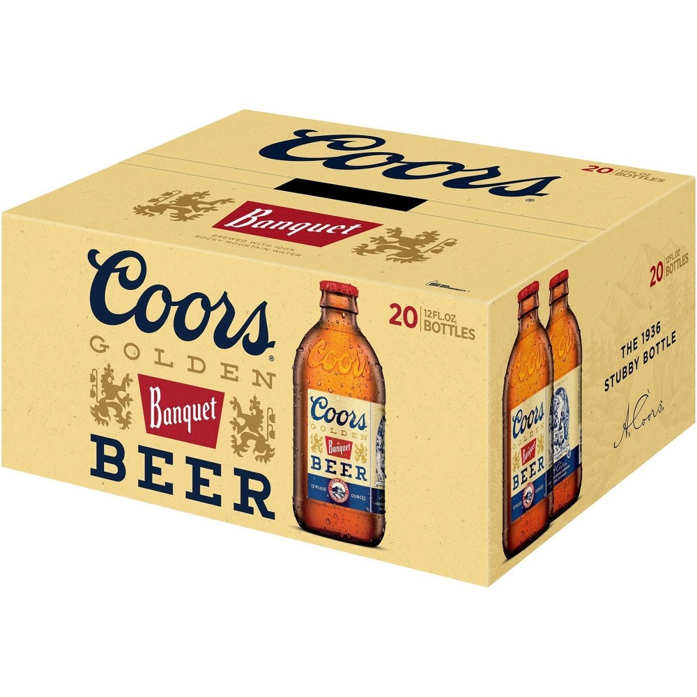 slide 4 of 4, Coors Banquet Beer, 20 ct, 12 fl oz