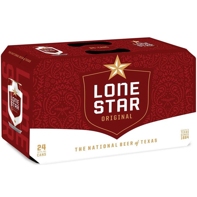 slide 2 of 5, Lone Star Beer - 24pk/12 fl oz Cans, 24 ct; 12 fl oz