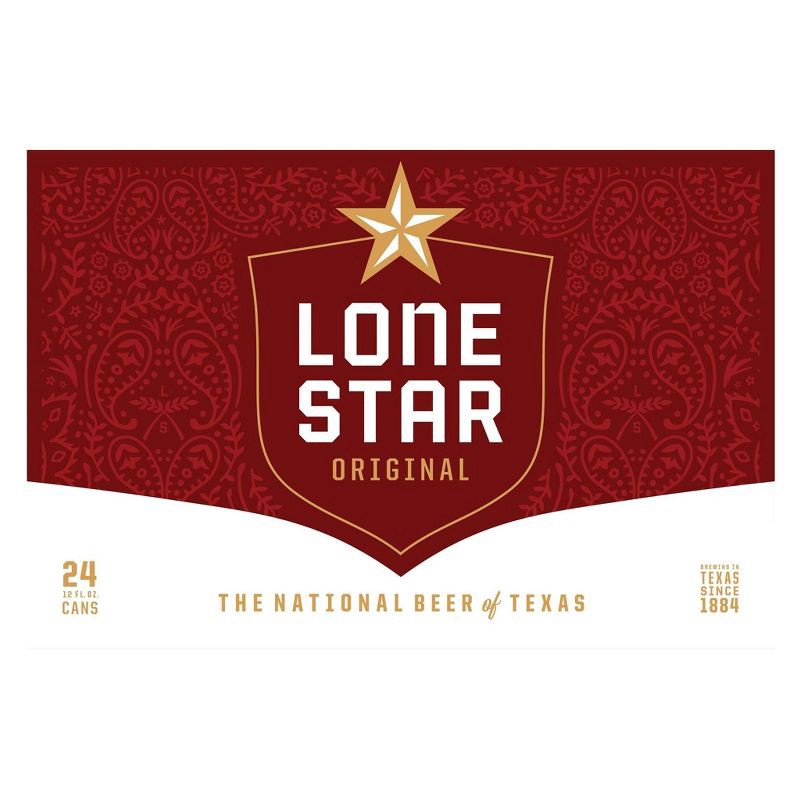 slide 4 of 5, Lone Star Beer - 24pk/12 fl oz Cans, 24 ct; 12 fl oz